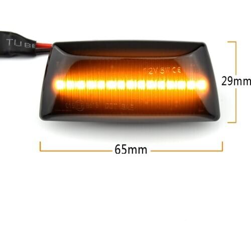 For Opel Astra H MK5 Insignia Zafira Corsa D MK4 Meriva Adam Led Dynamic Turn Signal Light Side Fender Marker Sequential Blinker
