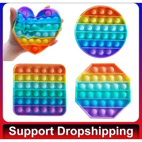 Simple Dimple Fidget Toys Push Bubble Fidget Sensory Toy Autism Special Needs Stress Reliever Antistress Pop Toys