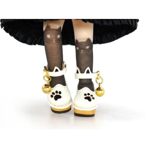 OB11 doll shoes and blythe\ GSC plain body cloth \ BJD clay beautiful pig lovely fashion multi color thick soles cat baby shoes