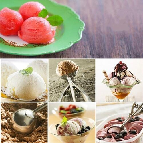 1Pcs Stainless Steel Ice Cream Spoon Mash Potato Scoop Watermelon Spoon Cooking Tools Kitchen Accessories