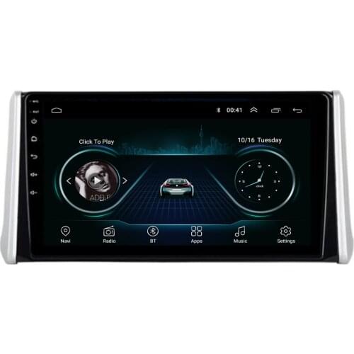 Best 4G LTE Android 10 Fit TOYOTA RAV4 2019 2020 2021- Multimedia Stereo Car DVD Player Navigation GPS Radio camera 3G wifi