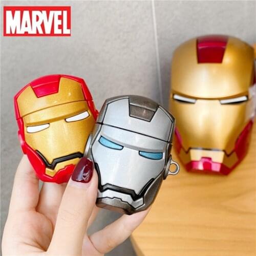Marvel Avenger Iron Man Case for Airpods 1 2 3 Protective Bluetooth Wireless Earphone Cover for Airpods Pro