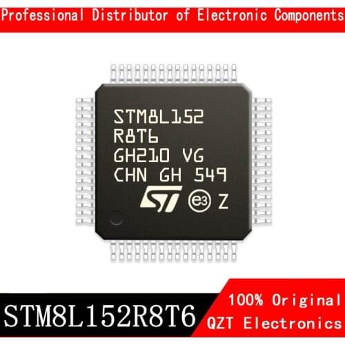 5pcs/lot new original STM8L152R8T6 STM8L152 LQFP64 microcontroller MCU