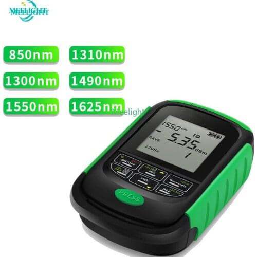 Mini optical power meter red laser 4in1 light rechargeable RJ45 test LED