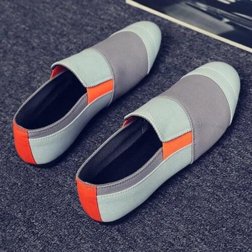 New Fashion Breathable Casual Shoes Mens Moccasins Soft And Comfortable Sports Shoes Lightweight Non-Slip Driving Shoes Men