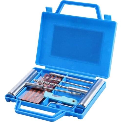 11Pcs Auto Car Tubeless Tire Repair Plugs Kit Sharpener Rasp