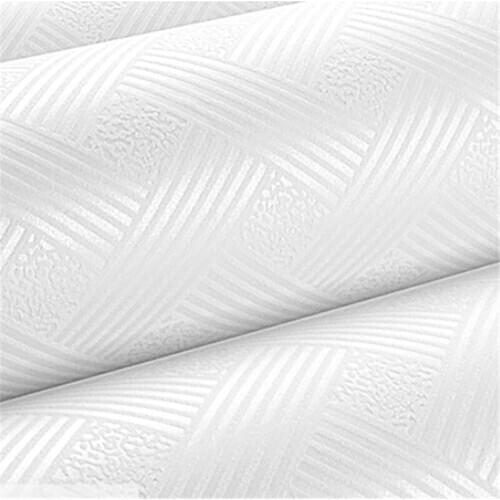 Wellyu 3d suspended ceiling pasted roof roof wallpaper bedroom living room modern minimalist white pure white pattern wallpaper