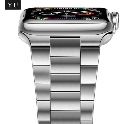 New Stainless Steel Replacement strap for Apple Watch 38mm 40mm 42mm 44mm bands Bracelet for iWatch Series 5 4 3 2 1 Watchband