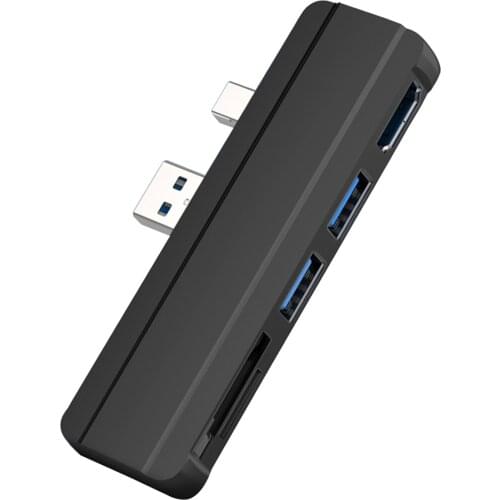 New 5 in 1 USB Hub Connector USB 3.0 Adapter for Surface Pro 3 4 5 Adapter