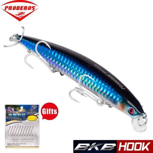 1px Fishing Lure 10 Colors VIB Fishing Bait BKB Hook 6# 12.5cm-4.92"/15.5g-0.54oz Minnow Lures