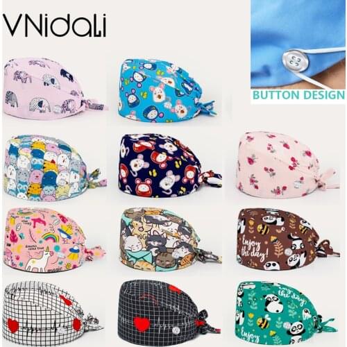Heartbeat nutrix petasum nursing accessories cap pet laboratory shop hat women scrubs cap Dentaire chirurgie farmacia nutrix hat