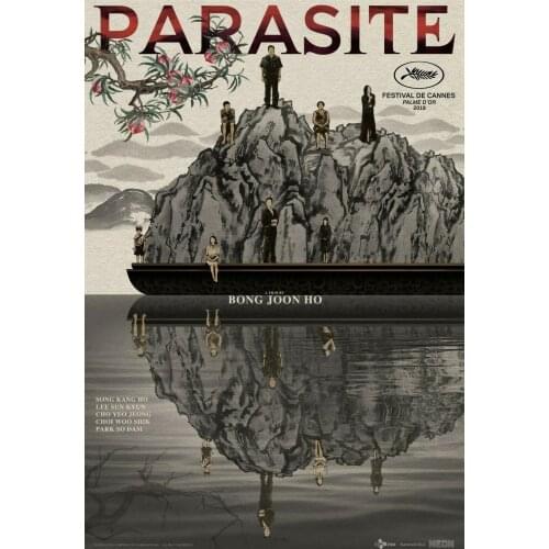PARASITE MOVIE Art Film Print Silk Poster Home Wall Decor 24x36inch