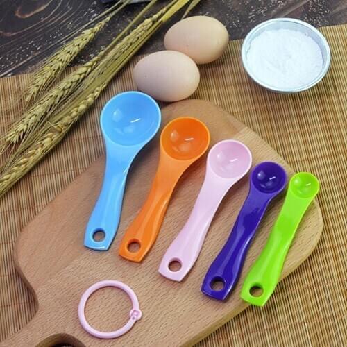 Mini Accurate 2 Scale 1/2.5/5/7.5/15g/ml Kitchen Measuring Spoons Cups Baking Tools