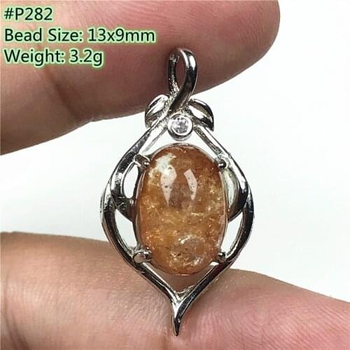 Top Natural Phantom Quartz Necklace Pendant Jewelry For Women Men Beauty Luck Stone Healing Crystal Silver Beads Gemstone AAAAA