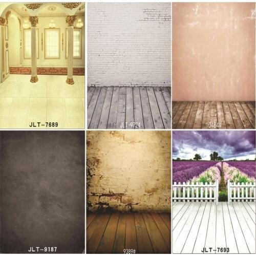 Vinyl Custom Photography Backdrops Prop Brick wall+floor Photography Background JL-23