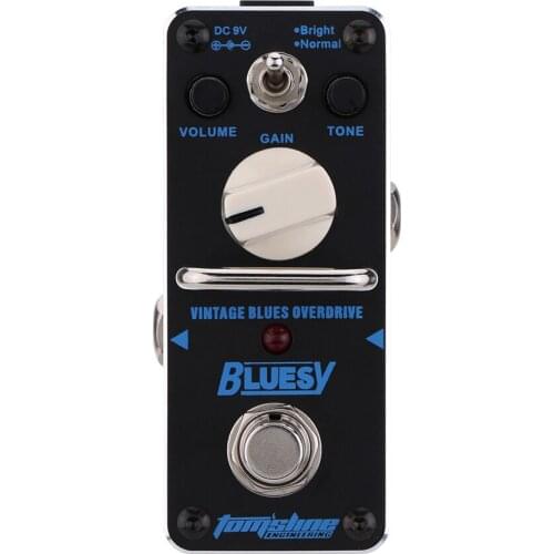 AROMA ABY-3 Bluesy Vintage Blues Overdrive Mini Single Electric Guitar Effect Pedal True Bypass Guitar Pedal guitar accessories