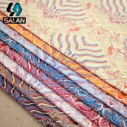 High - grade imitation Xiangyun yarn dresses dresses cheongsam fabrics improved Xiangyun yarn brocade fabrics jacquard cloth