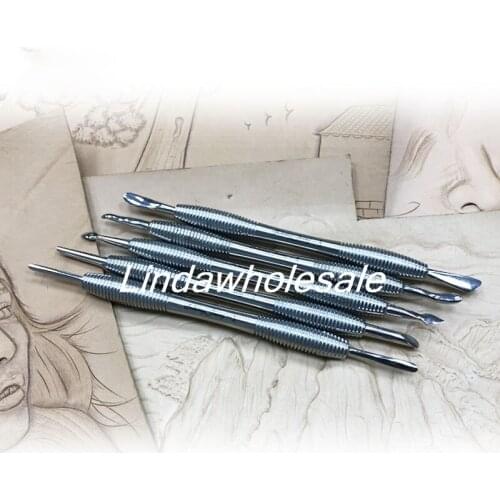 High quality stainless steel leather craft Cowhide pressure wipers DIY manual scribing tool