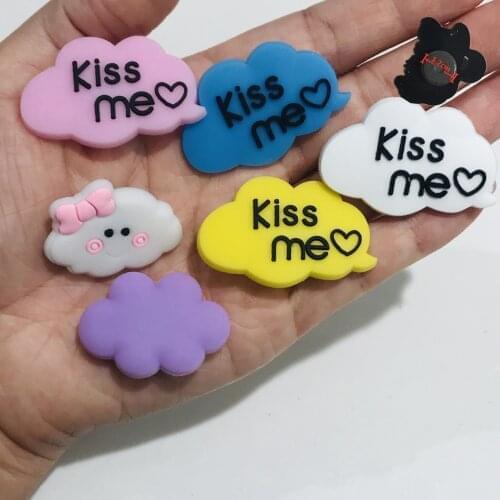 1PCS PVC Colorful Cute Cloud Cartoon Fridge Magnets Kiss Me Letter Heart Refrigerator Magnetic Sticker Love Gift Souvenir Gifts