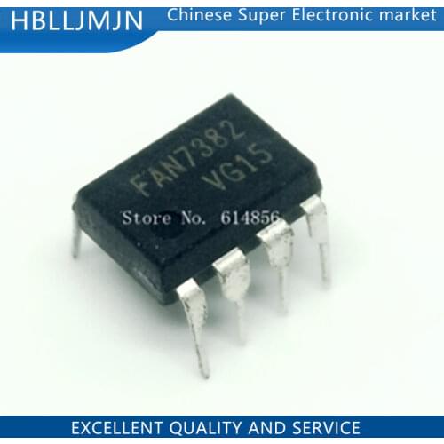 10PCS FAN7382 DIP-8