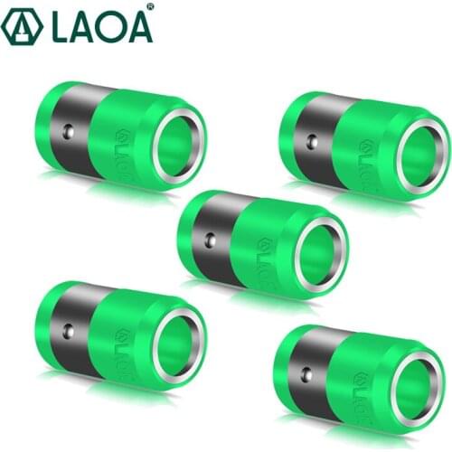 LAOA 5pcs Magnetic Ring Electric Screwdriver Bit Magnetic Tool