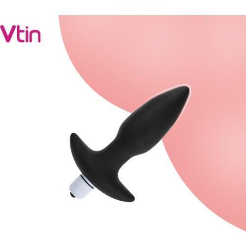 Anal Plug Prostate Massager Adult Gay Products Silicone Bullet Vibrator Butt Plug Sex Toys For Women/Men