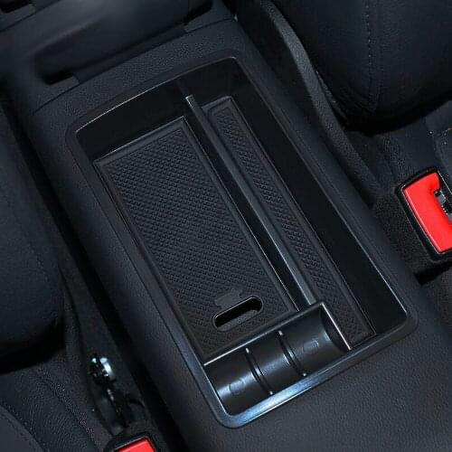 For Audi A3 S3 2012-2017 Central Armrest Storage Box Container Holder Tray Car Organizer Accessories Car Styling