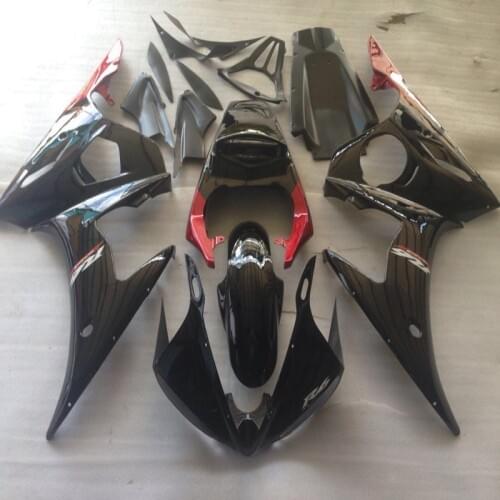 Fei-Matte red flames Body kit for YAMAHA R6 fairings 2003 2004 2005 YZF r6 fairing kit 03 04 05 kits
