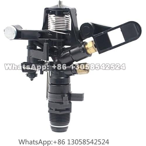 Lawn Garden Irrigation Sprinkler, 1/2 3/4 Inch Rotating Rocker Nozzle, Impulse Irrigation Sprinkler