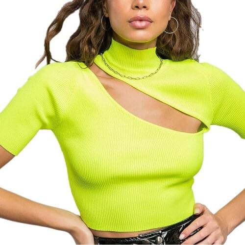 Женские укороченные футболки Hooyi China At AliExpress