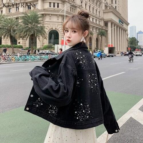 Женские черные куртки KEYURAN China At AliExpress