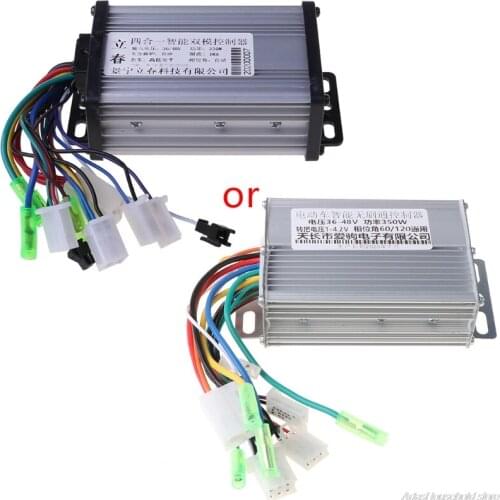 Free Shipping 36V/48V 350W Electric Bicycle E-bike Scooter Brushless DC Motor Controller Brushless motor controller 21wholesales