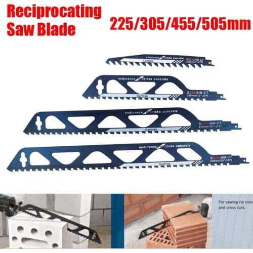 Carbide Reciprocating Saw Blade For Wood Metal PVC Tube Porous Concrete Cement S2243HM S3243HM Saw Blade Power Tool Accessories