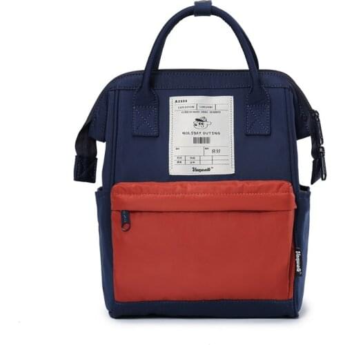 VANWALK mini backpack, Japanese department, cute high school students schoolbag, solid color, Korean version, portable backpack