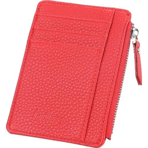 Fashion Women Small PU Leather Wallet Coin Purse Credit Card Holder Business Change Money Case
