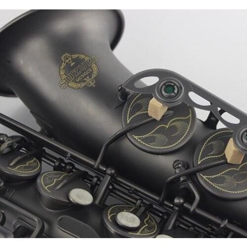 Musical Instruments SUZUKI Alto Saxophone E flat Matte Black Nickel Plated Professional Saxophone