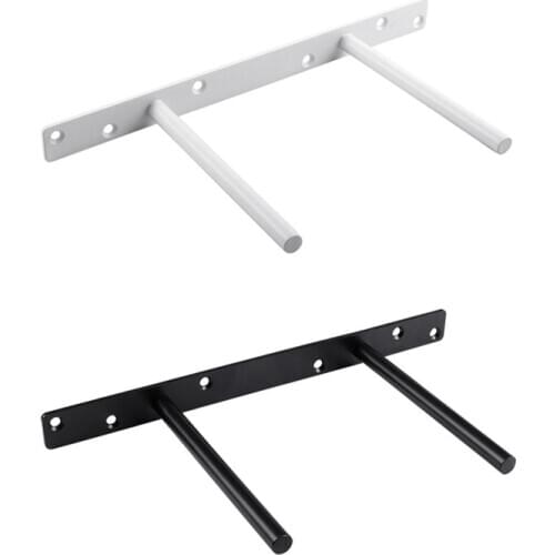 Invisible Concealed Shelf Support Double T-shaped Bracket Storage Rack Holder