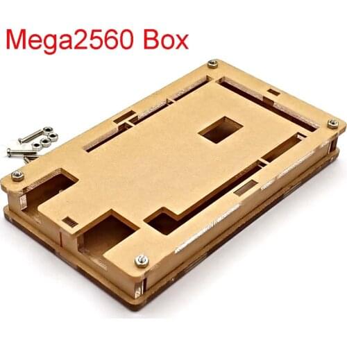 Enclosure Transparent Gloss Acrylic Box Compatible for Arduino Mega 2560 R3 Case Without The Board
