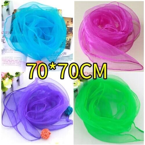 2021 Hot 70*70cm women Solid color scarf square lady wrap small office neck head scarf Accessories headwear