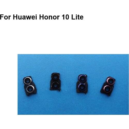 For Huawei Honor 10 Lite Rear Back Camera Glass Lens +Camera Cover Circle Housing Parts Replacement test good 10Lite HRY-AL00a