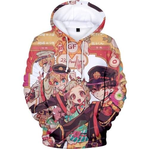 3 to 16 yers Anime Toilet Bound Hanako kun 3d Hoodies Boys/Girls Kids Hoodie Sweatshirt fashion harajuku pullover children