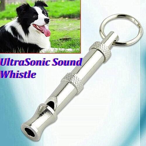 Silver Dog Training UltraSonic Whistle Pet Training Dog Adjustable UltraSonic Sound Whistle * 200pcs/lot