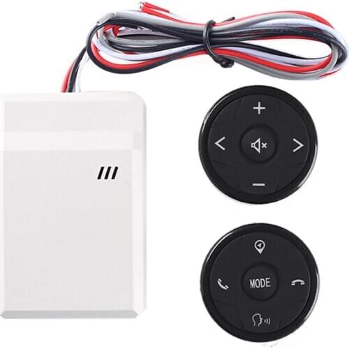 Universal Wireless Car Steering Wheel Controller 10 Key Music Dvd Gps Navigation Steering Wheel Radio Remote Control Buttons Bla