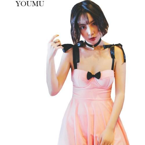 Розовые летние платья YOUMU China At AliExpress