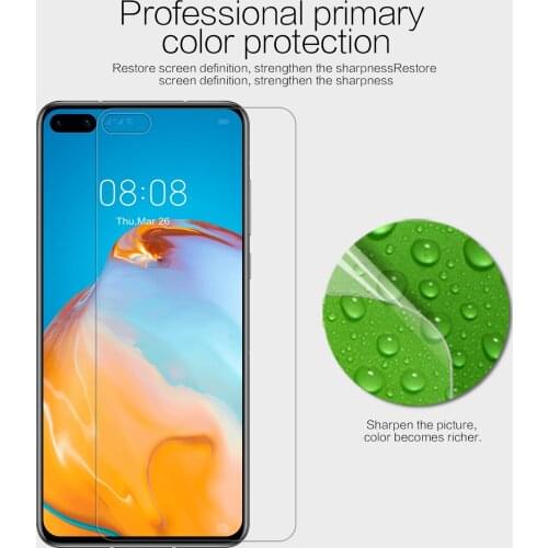 Huawei P40 Screen Protector NILLKIN Super Clear/Matte Anti-fingerprint Soft PET Protective Film for Huawei P40
