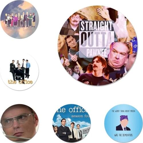 The office tv show Remarkable Icons Pins Badge Decoration Brooches Metal Badges For Clothes Backpack Decoration