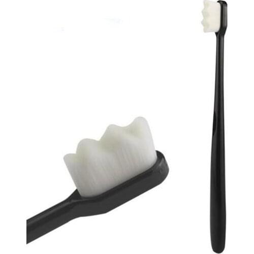 1PC Ultra-fine Soft Toothbrush Environmentally Deep Cleaning Teeth Soft Hair Million Bristle Brush For Oral Care Travel Use