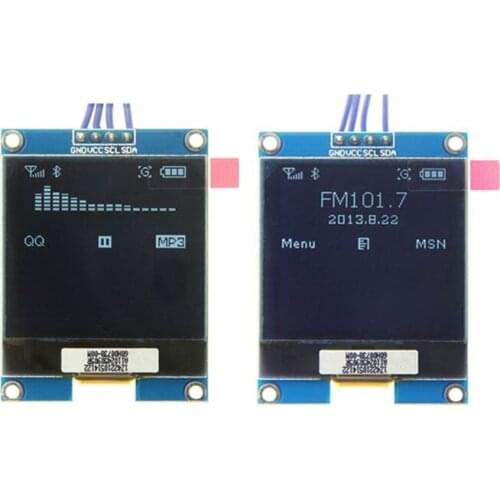 1.5inch 128x128 OLED Shield Module Display Screen Encoder With Driver IC SSD1327 Digital Spare Parts For Raspberry Pi For STM32