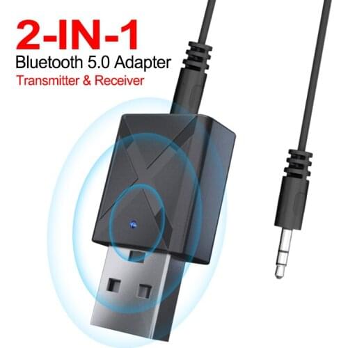 2-in-1Bluetooth Adapter Wireless USB Bluetooth Adapter Music Sound Receiver Suitable For Computer Bluetooth Headset Smart Phone