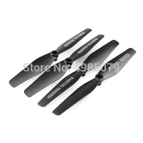 4PCS/Set Propeller Blade Wing Part for RC Drone SYMA D360 Spare Part Main blades Replacemeng Part Toy Accessory Black Color